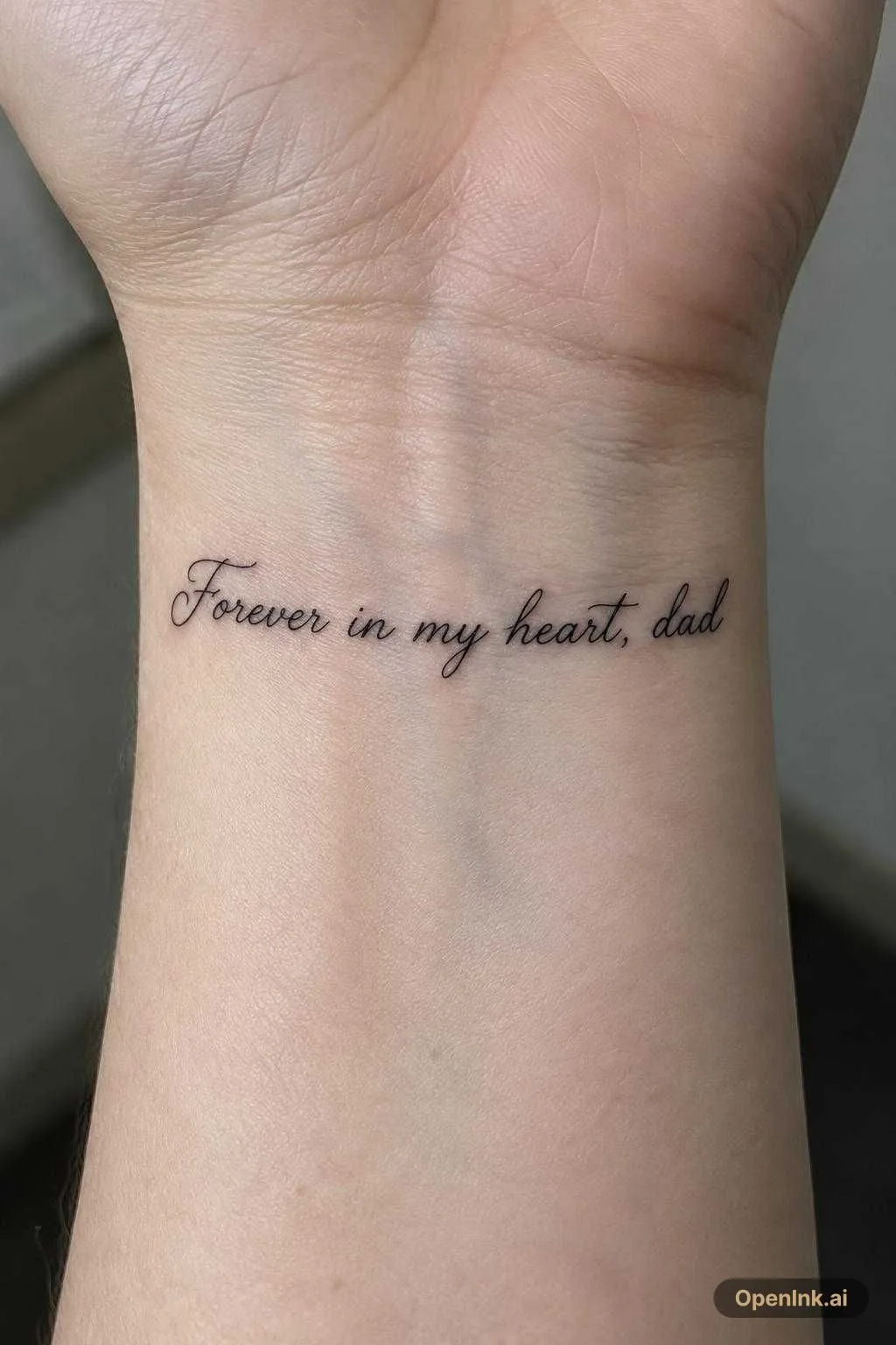 ,,Forever in my heart,dad"