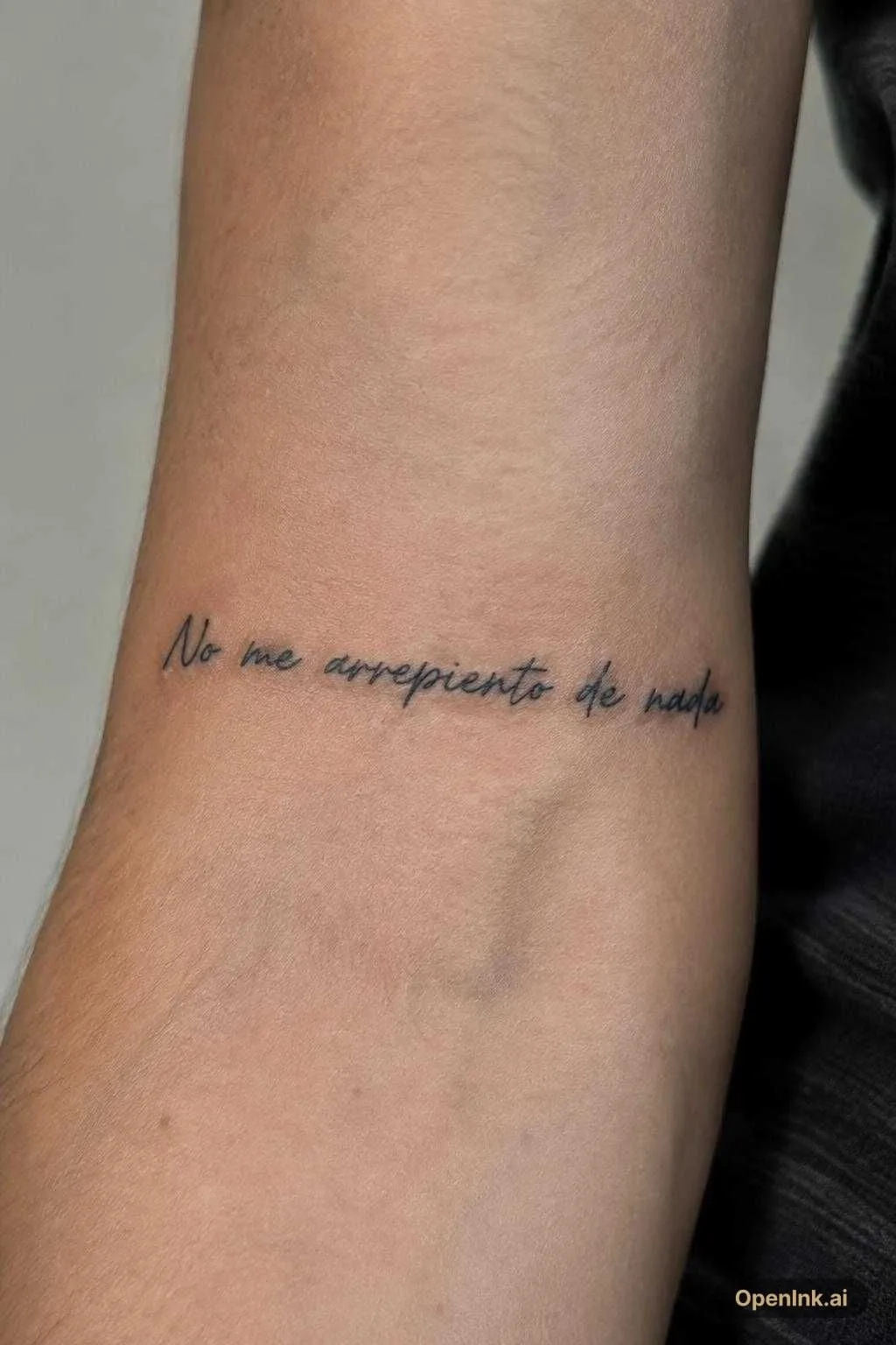 No me arrepiento de nada