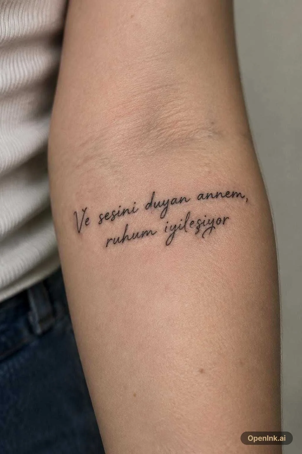 Ve sesini duyan annem, ruhum iyileşiyor