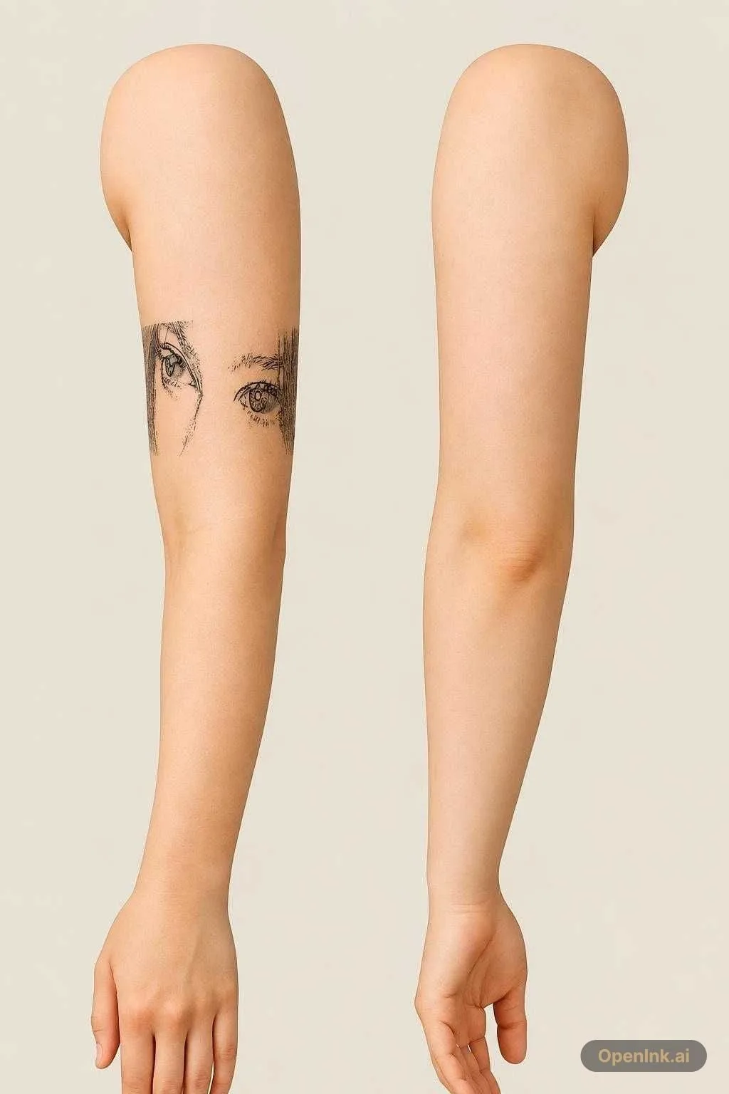 Tattoo try-on preview