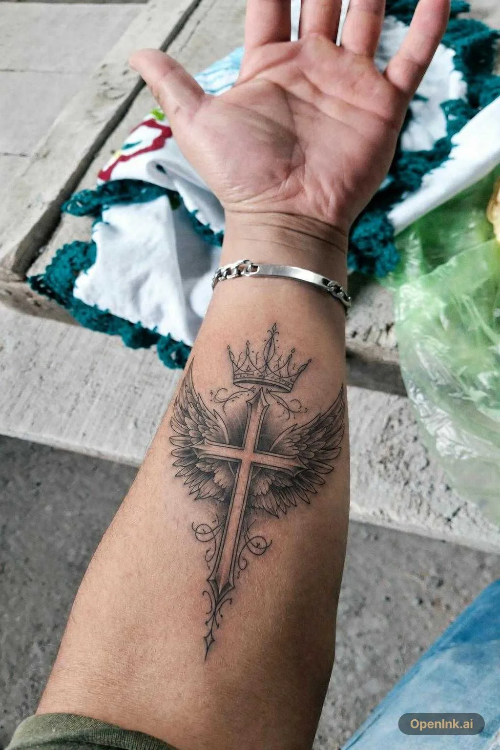 Tattoo try-on preview