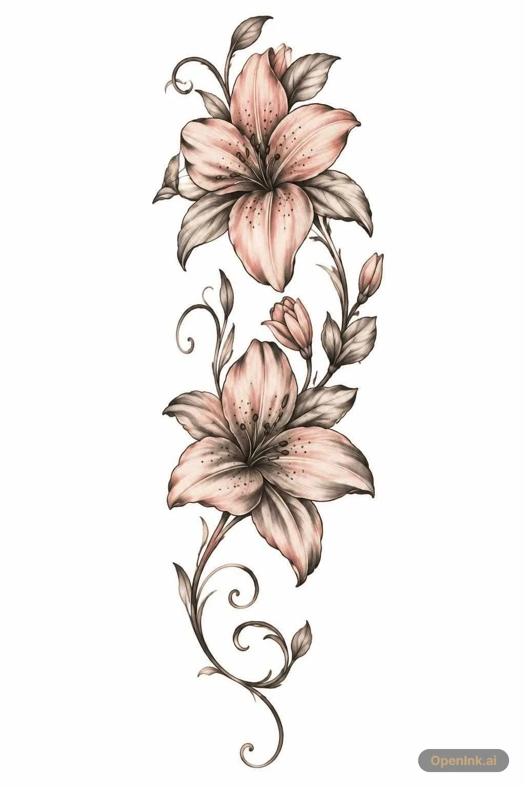 Tattoo stencil extracted from an image