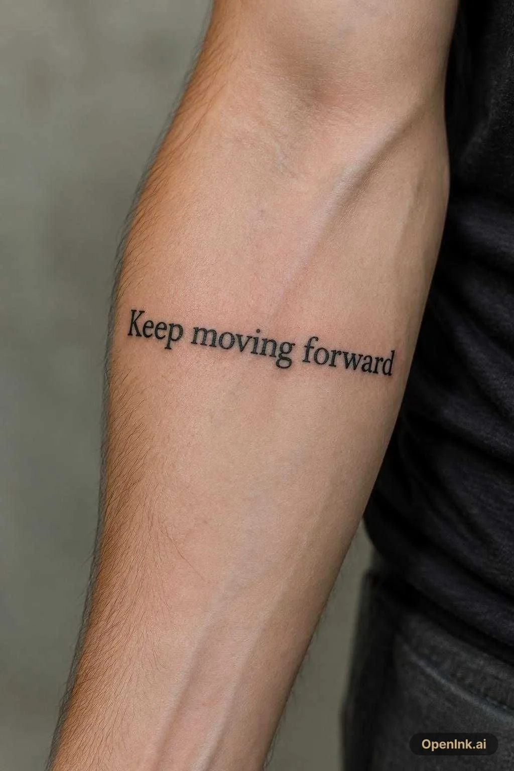 Keep moving forward