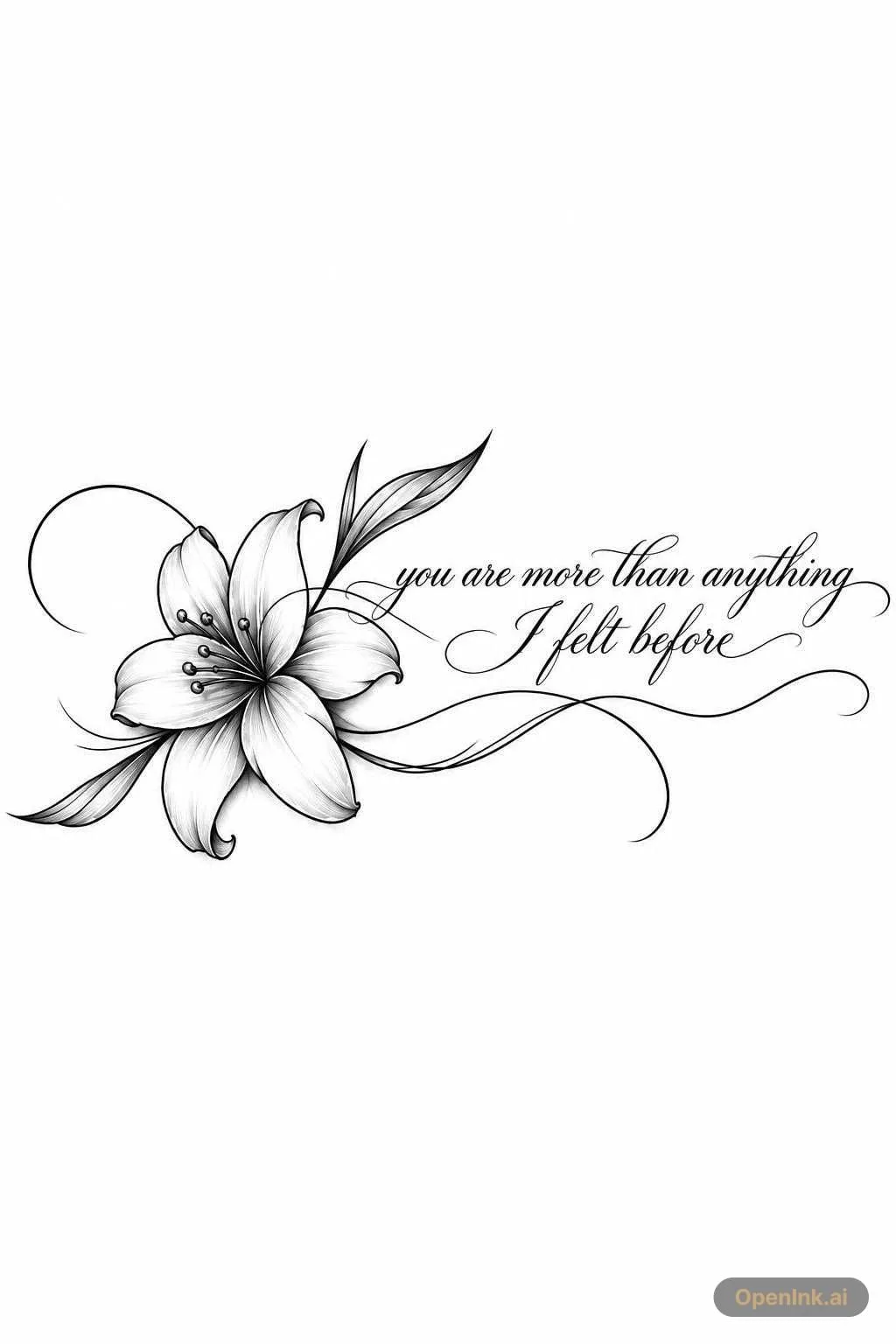 Tattoo stencil extracted from an image