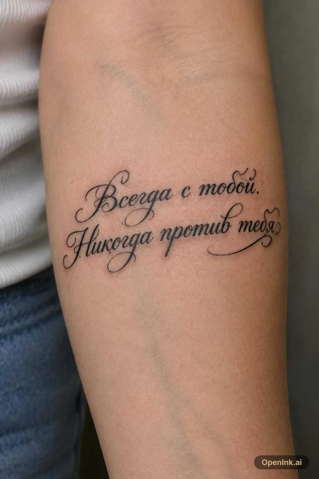 Всегда с тобой. Никогда против тебя
