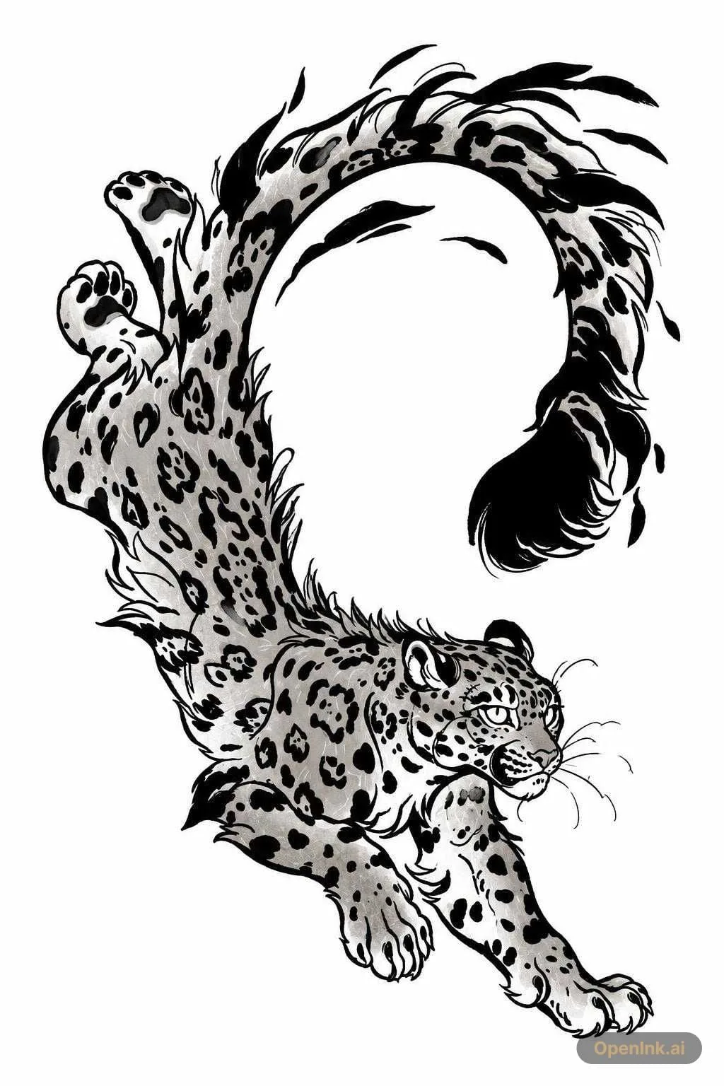 Tattoo stencil extracted from an image