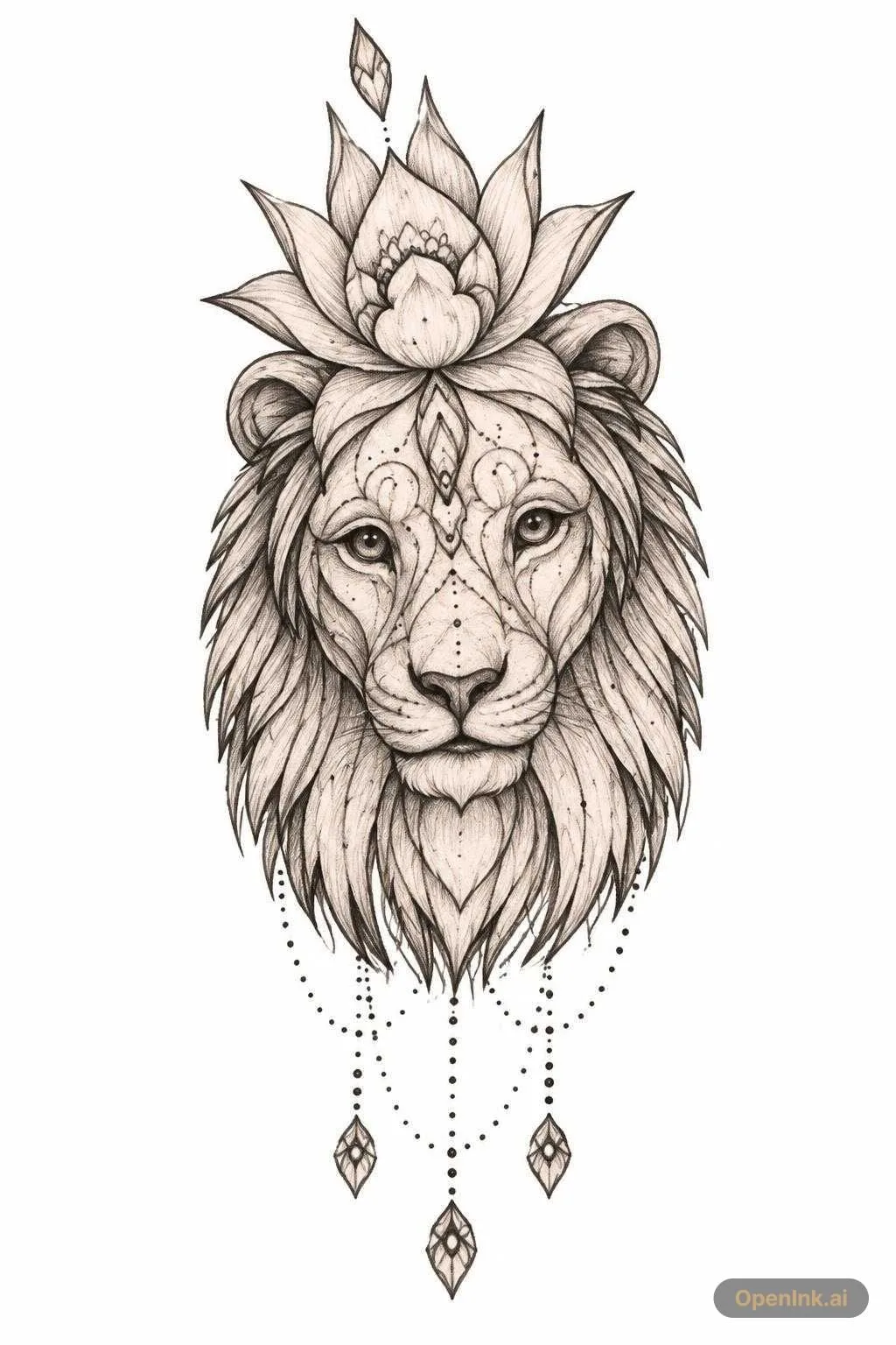 Tattoo stencil extracted from an image