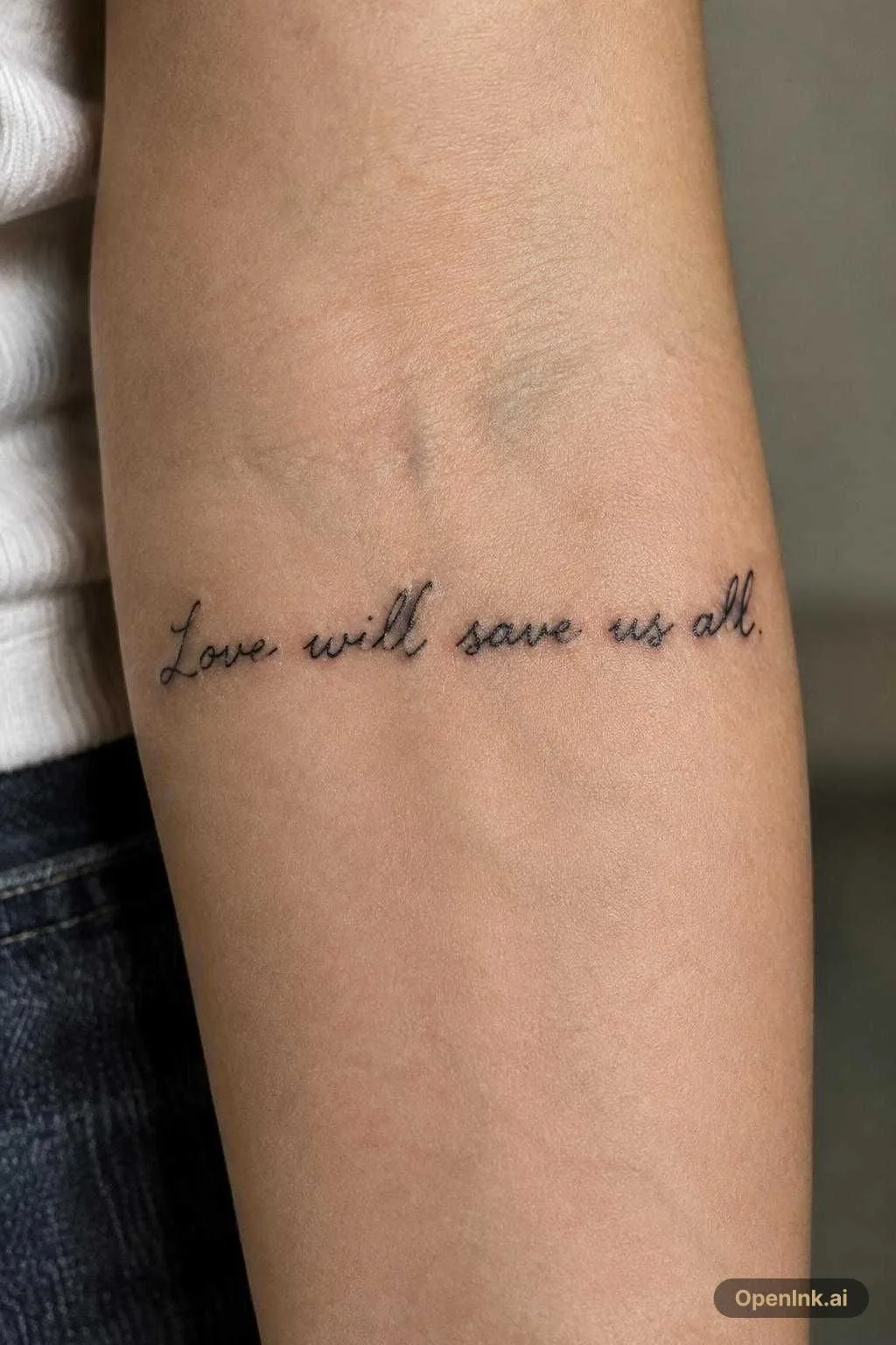 Love will save us all.