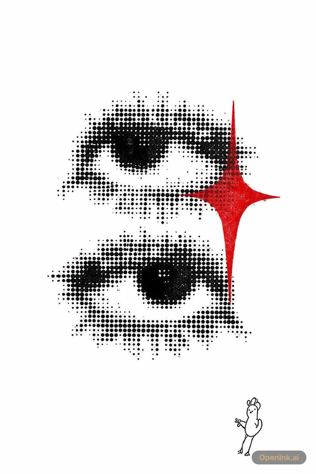 Tattoo stencil extracted from an image