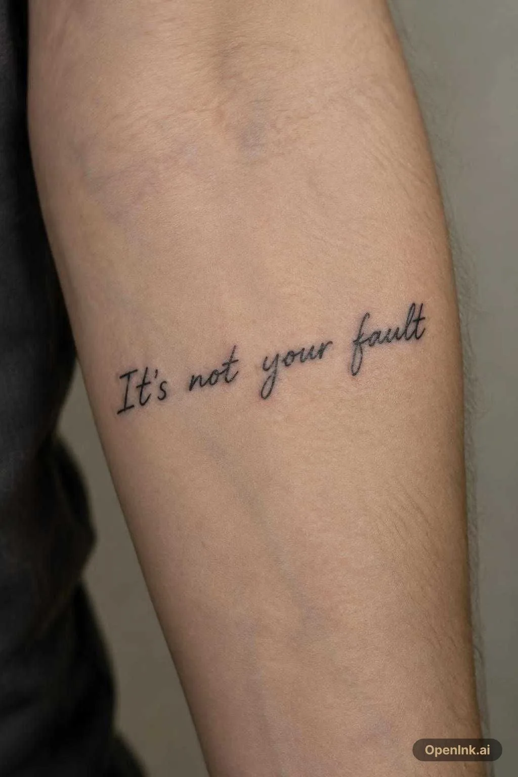It's not your fault