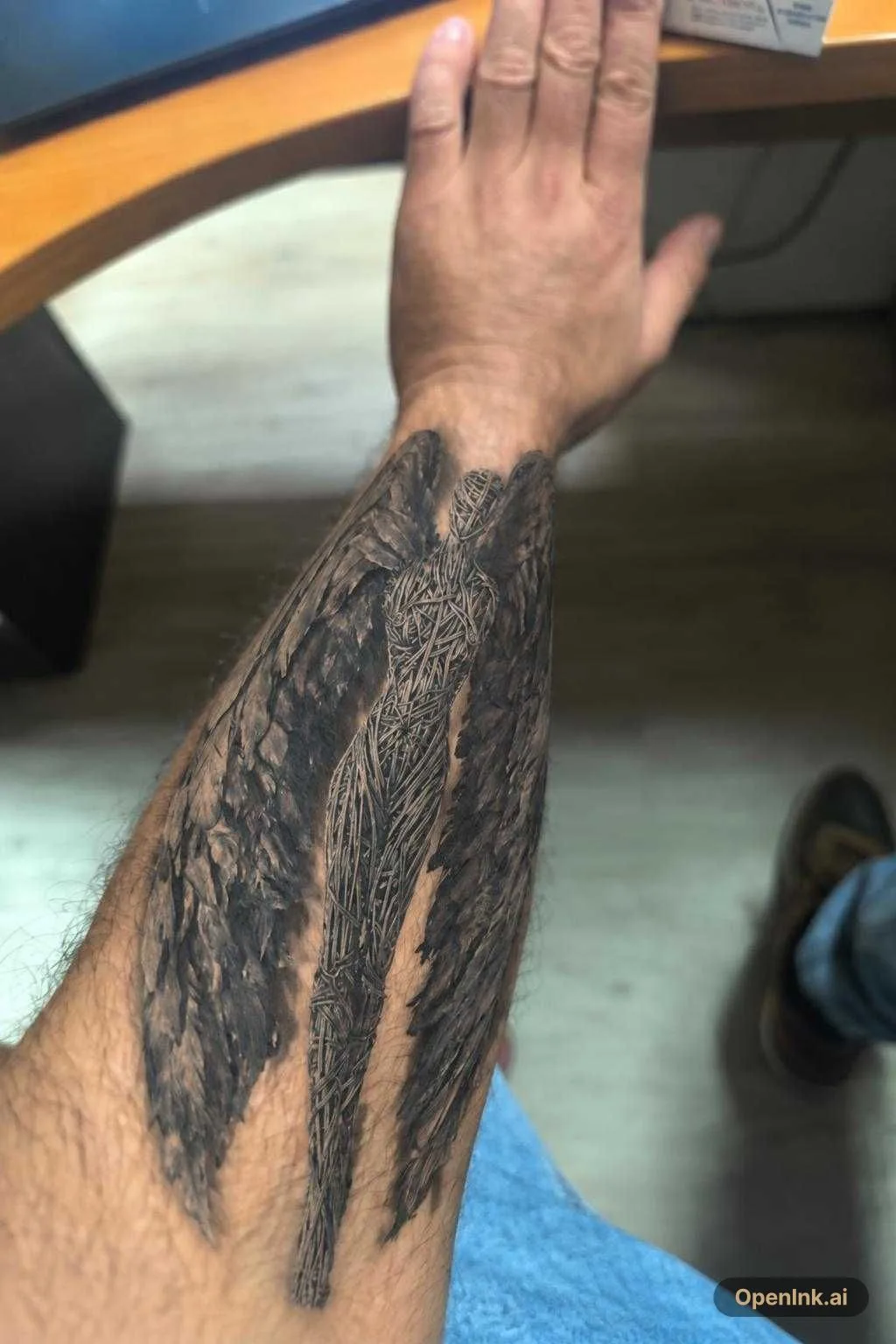 Tattoo try-on preview
