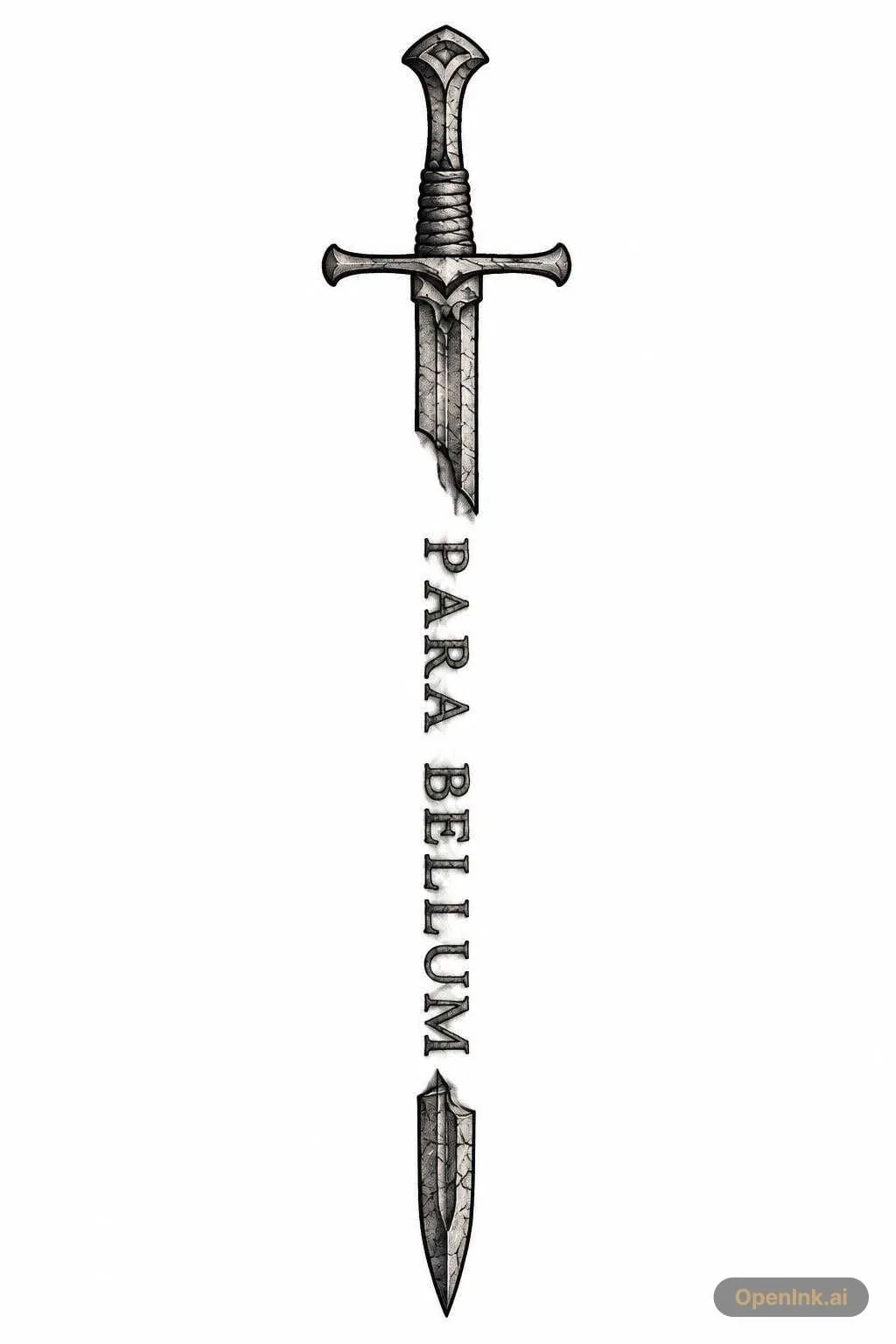 Tattoo stencil extracted from an image