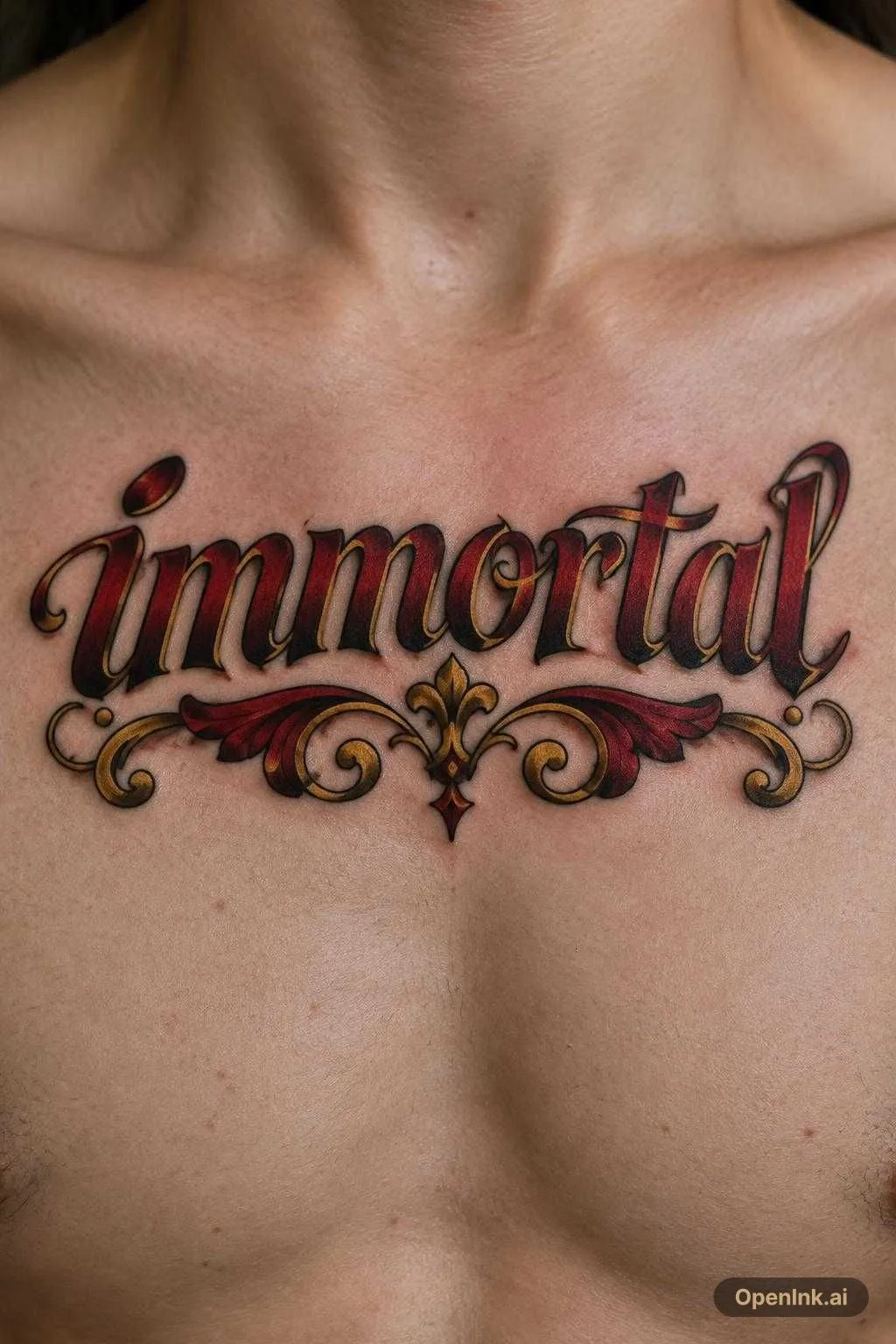 Надпись immortal