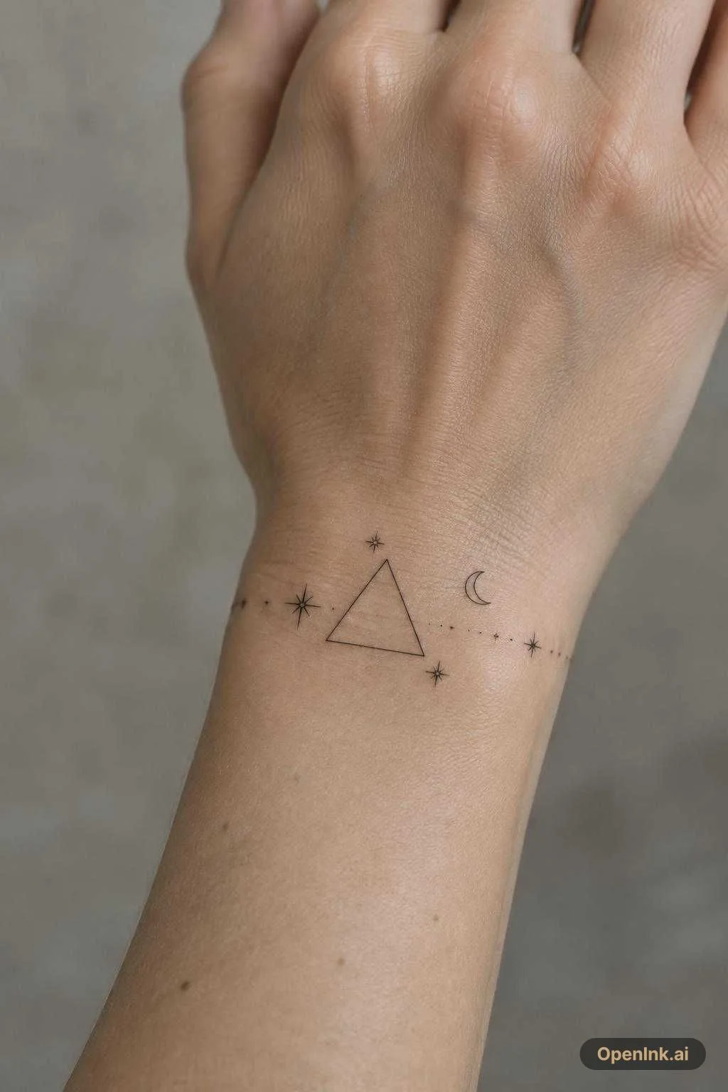 un triangle celeste