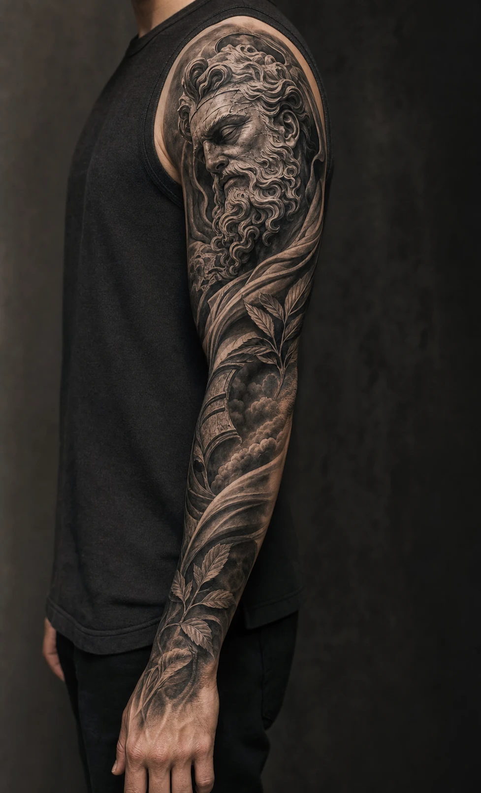 Roses, clocks, smoke, and drapery B&G Realism