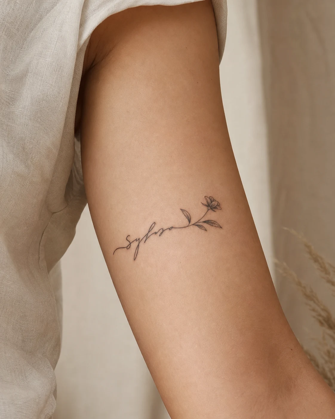 The signature-style word Cursive